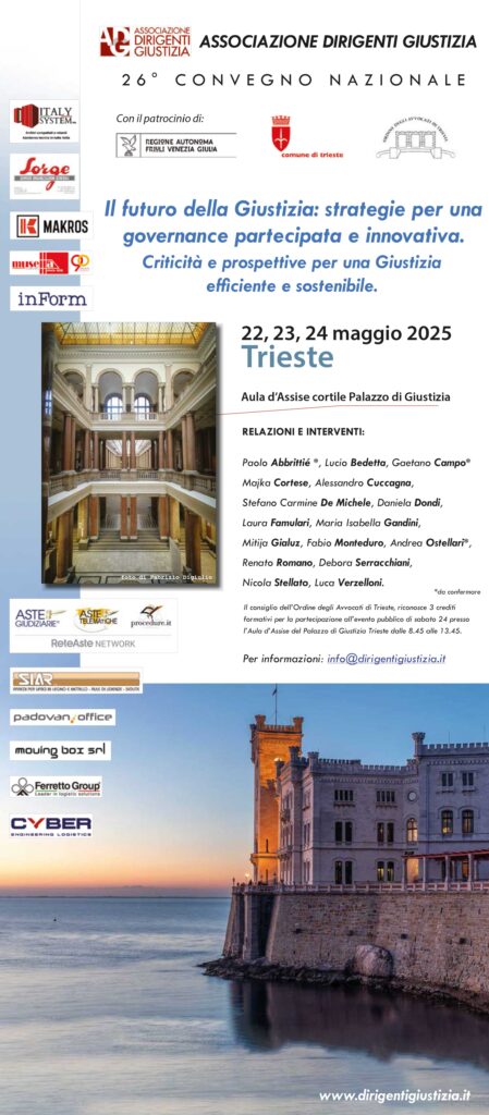 Convegno Dirigenti Giustizia 2025