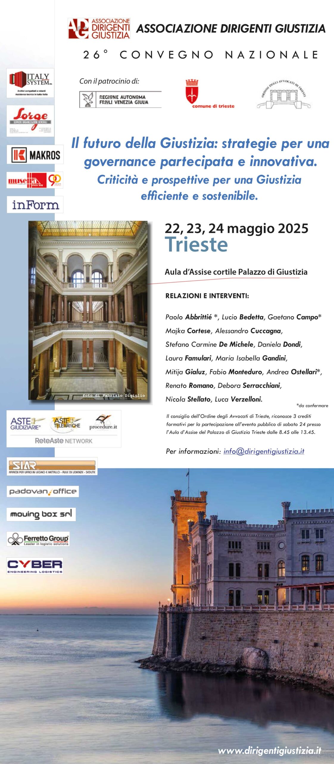 Convegno Dirigenti Giustizia 2025